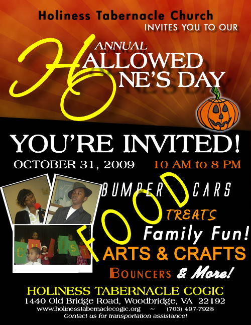 HTC Hallowed One's Day Flyer